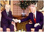 Hafez Assad & Bill Clinton
